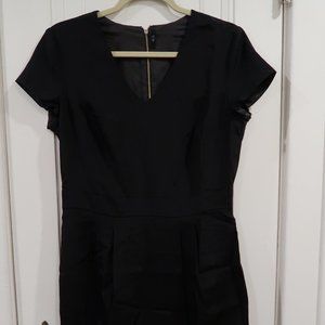 NWT PIOL stretch silk LBD black dress M 8/10